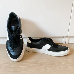 Black and White Women's Sneakers